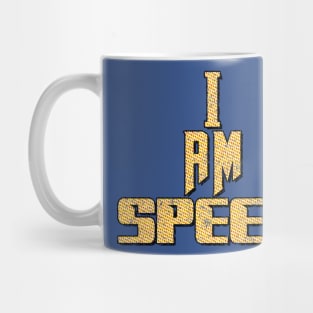 I am speed grunge vintage faded Mug